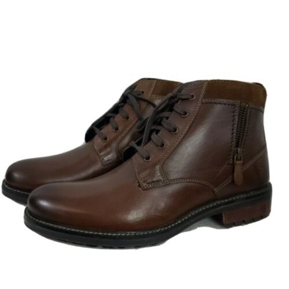 Reserved Footwear RF 122-SE Black Mens9.5 Brown Safford Leather